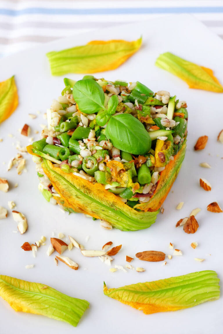 tortino-orzo-fagiolini-zucchine