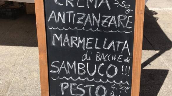Lavagna al Mercato del Pratello